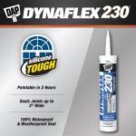 DAP Dynaflex 230 10.1 oz. White Premium Elastomeric Exterior/Interior Window, Door and Trim Sealant (18275)