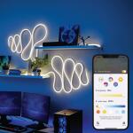 EcoSmart 16.4 ft. Smart RGBWIC Dynamic Color Changing Dimmable Plug-In LED Neon Flex Strip Light