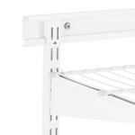 Everbilt48 in. Regular Duty Metal Vertical Rail-Shelving Hardware (90215)