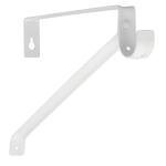 Everbilt12.65 in. L Suitable for 9.8 in. Deep Shelf White Steel Shelf and Rod Bracket (EH-WSTHDUS-336)