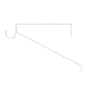 Everbilt12.65 in. L Suitable for 9.8 in. Deep Shelf White Steel Shelf and Rod Bracket (EH-WSTHDUS-336)