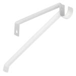 Everbilt12.65 in. L Suitable for 9.8 in. Deep Shelf White Steel Shelf and Rod Bracket (EH-WSTHDUS-336)