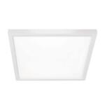 Feit Electric10.5-Watt Integrated LED Flush Mount 7.5 in. White Square Dimmable Flat Panel Ceiling with Color Change 5CCT (74208/6WYCA)