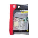 Gardner Bender3/8 in. Plastic Kwik Clips (6-Pack) (GKK-1538)