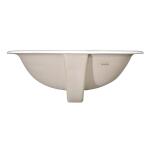 Glacier Bay 19 in. Drop-In Round Vitreous China Bathroom Sink in White (13-0013-4WHD )