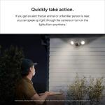 Google Nest Cam with Floodlight (Wired Outdoor Smart Home Security Camera) GA02411-US