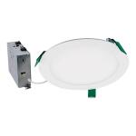 HALO HLB 8 in. Adjustable CCT Dimmable Canless IC Rated Indoor/Outdoor Integrated LED Recessed Light Kit (HLB8169FS1EMWR)