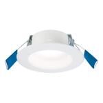 HALO RL 4 in. Canless LED Recessed Downlight, 600/900lm, 5CCT, D2W, 120V, DM (RL4LS9FSD2W1EWHDM)