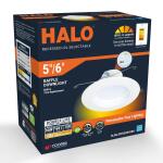 HALO RL56 Series 5/6 in. Integrated LED Recessed Retrofit Module, Selectable CCT and Lumens, Matte White (RL56LS9FSD2W1EWH)