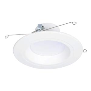 HALO RL56 Series 5/6 in. Integrated LED Recessed Retrofit Module, Selectable CCT and Lumens, Matte White (RL56LS9FSD2W1EWH)