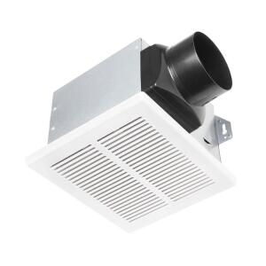 Hampton Bay 80 CFM Humidity Sensing Ceiling Mount Room Side Installation Bathroom Exhaust Fan, ENERGY STAR