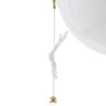 Hampton Bay6 in. 1-Light White Globe LT Flush Mount with Pull Switch (RS1951201)