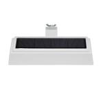 Hampton Bay20 Lumen White LED Weather Resistant Outdoor Solar Gutter Landscape Flood Light 2-Pack (92370-701-2pk)