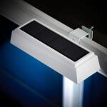 Hampton Bay20 Lumen White LED Weather Resistant Outdoor Solar Gutter Landscape Flood Light 2-Pack (92370-701-2pk)