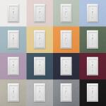 Hampton BayCottage 1 Gang Toggle Composite Wall Plate - White (279TWHB)