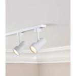 Hampton Bay 1-Light White Integrated LED Linear Track Lighting Mini Step Head (813930)