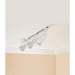 Hampton Bay4 ft. 3-Light White Linear Track Lighting Kit with R20/PAR20 Medium Step Track Lighting Heads (804719)