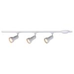 Hampton Bay4 ft. 3-Light White Linear Track Lighting Kit with R20/PAR20 Medium Step Track Lighting Heads (804719)