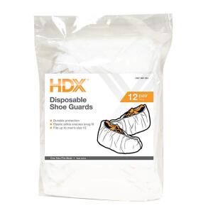 HDXDisposable Shoe Covers (12-Pack) (04628HDX)