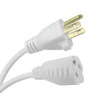 HDX 8 ft. 16/3 Light Duty Indoor/Outdoor Extension Cord - (White) HW1638HDW