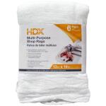 HDX13 in. x 14 in. Cotton Painter's Rags (6-Count)(S-99264)