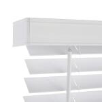 Home Decorators CollectionWhite Cordless Faux Wood Blinds for Windows with 2 in. Slats - 35 in. W x 64 in. L (Actual Size 34.5 in. W x 64 in. L) (10793478184453)