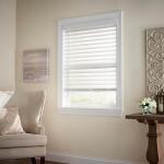 Home Decorators CollectionWhite Cordless Premium Faux Wood blinds with 2.5 in. Slats - 35 in. W x 64 in. L (Actual Size 34.5 in. W x 64 in. L) (10793478361892)