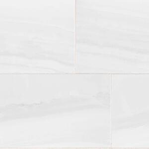 Jeffrey CourtGlossy Rapids White 10 in. x 20 in. Subway Gloss Ceramic Wall Tile (14.80 sq. ft./Case) (95899)