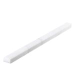 Jeffrey CourtItalian White Carrara .75 in. x 12 in. Honed Marble Wall Pencil Tile (1 Linear Foot) (95352)