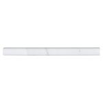 Jeffrey CourtItalian White Carrara .75 in. x 12 in. Honed Marble Wall Pencil Tile (1 Linear Foot) (95352)