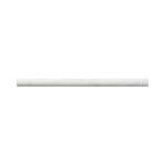 Jeffrey CourtCarrara White .75 in. x 12 in. Honed Marble Wall Pencil Tile (1 Linear Foot) (99062)