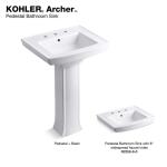 Kohler WhiteArcher Vitreous China Pedestal 