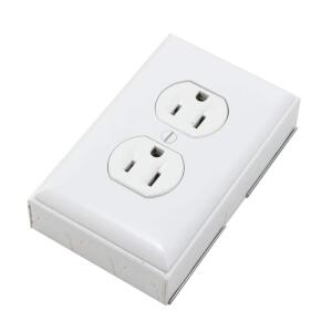 LegrandWiremold 700 Series Metal Surface Raceway Duplex Receptacle Kit, White ( BW2-D)