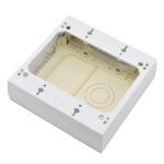 Legrand Wiremold Non-Metallic PVC Raceway 2 Gang Outlet Box, White (NMW3-2)