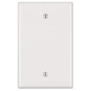 Leviton1-Gang White Blank Plate Nylon Midway/Midsize Wall Plate (10-Pack) - M52-0PJ13-0WM