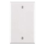 Leviton1-Gang White Blank Plate Plastic Standard Wall Plate (1-Pack) - R52-88014-00W