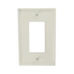 Leviton1-Gang White Decora/Rocker Nylon Midway/Midsize Wall Plate (0PJ26-00W) (1-Pack)