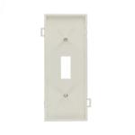 Leviton1-Gang White Toggle Nylon Standard Sectional Center Panel Wall Plate (1-Pack) - 905-0PSC1-00W