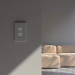 LIFX Smart Switch, 2 Button in-Wall Wi-Fi Smart Touch Switch - White