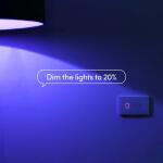 LIFX Smart Wi-Fi Connected White Touch Light Switch Single-Pole 4-Buttons