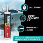 LoctitePL Marine Fast Cure 10 oz. Polyether Adhesive Sealant White Cartridge (each) (2016891)