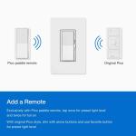 Lutron Diva Smart Dimmer Switch for Caseta Smart Lighting, 150-Watt LED (DVRF-6L-WH-R) White DVRF-6L-WH-R