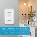 Lutron Claro Smart Switch for Caseta,(DVRF-5NS-WH-R) White