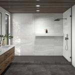 DaltileSanbristol White Marvel 24 in. x 48 in. Matte Color Body Porcelain Stone Look Floor and Wall Tile (15.26 sq. ft./case) (SB73RCT2448MTHD)