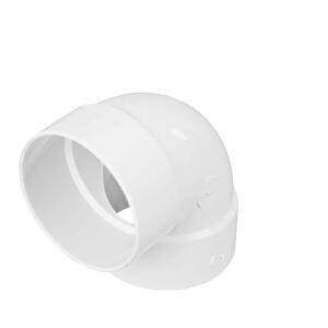 NDS4 in. Hub x Hub PVC S&D 90-Degree Elbow Fitting (4P02)