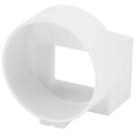 NDSHIPS Offset Downspout Adapter, 2X3 in. Downspout X 4 in. S&D Hub (904)