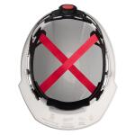 MilwaukeeBOLT White Type 1 Class C Front Brim Vented Hard Hat with 4 Point Ratcheting Suspension (48-73-1200)