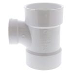 NIBCO3 in. x 3 in. x 2 in. PVC DWV All Hub Sanitary Tee Fitting (C4811HD332)