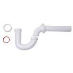 Oatey1-1/4 in. White Plastic Sink Drain P- Trap (HDC9700B)