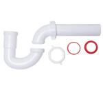 Oatey1-1/2 in. White Plastic Sink Drain P- Trap (HDC9704B)